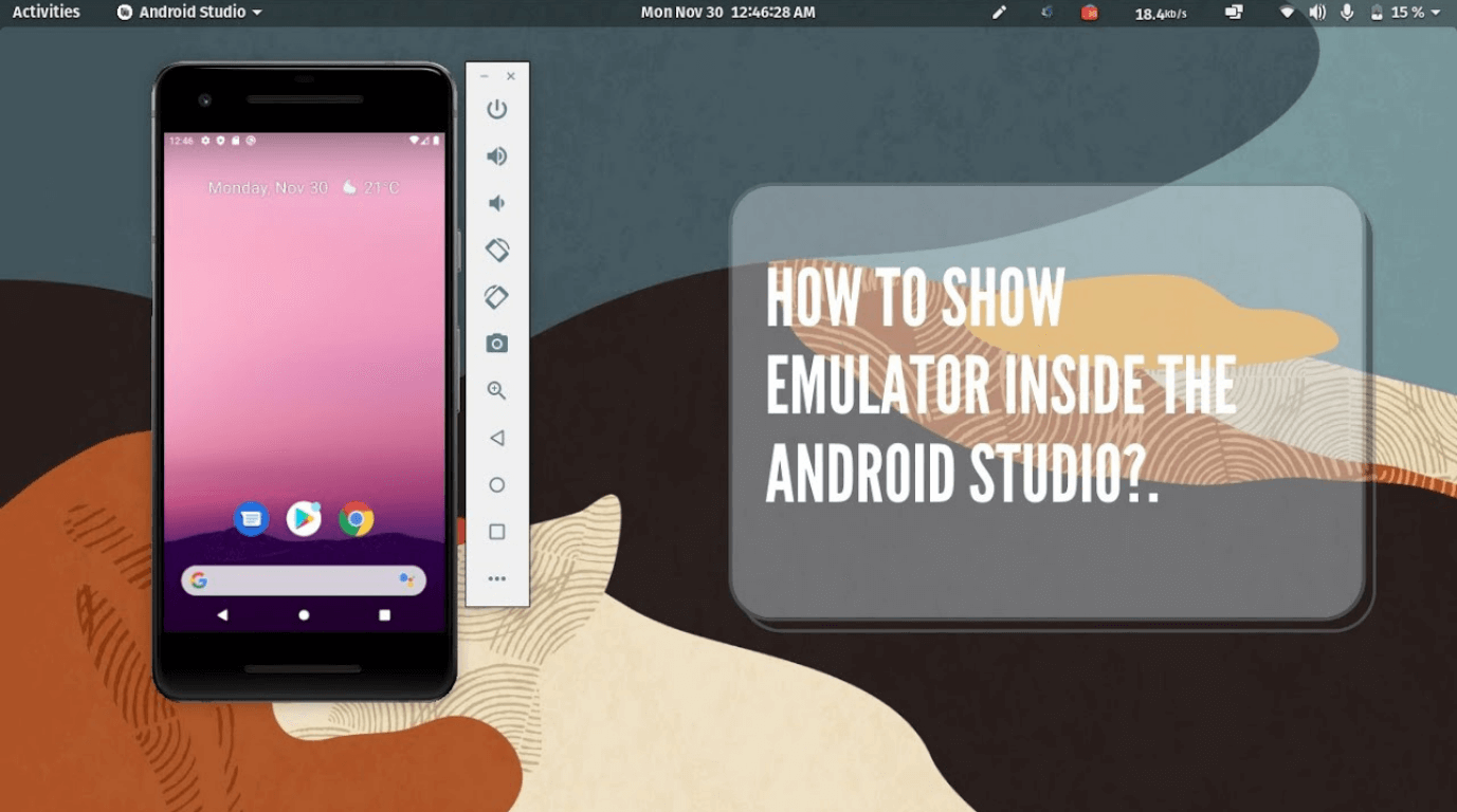 How to show emulator inside the android studio? - TREND OCEANS