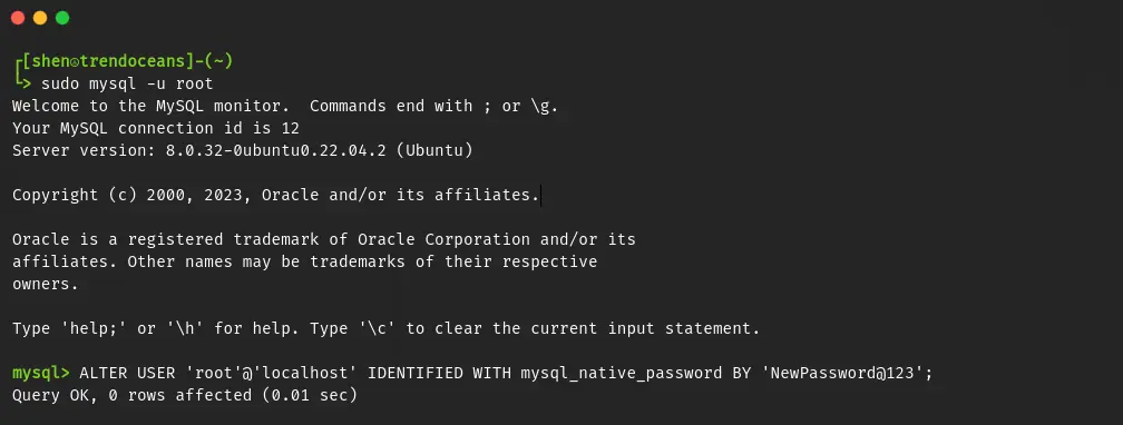 Install MySQL server: Change MySQL auth_socket to mysql_native_password