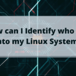 How can I Identify who SSH into my Linux System?