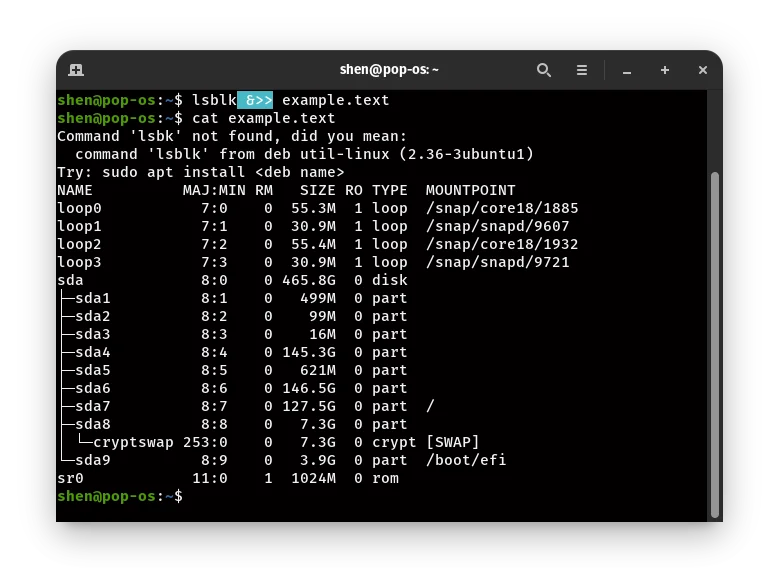 How to save the command output in Linux Terminal? - TREND OCEANS