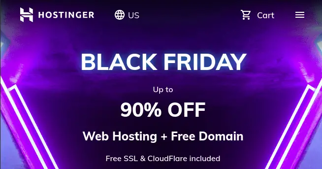 Hosting Domain Black Friday Hostinger