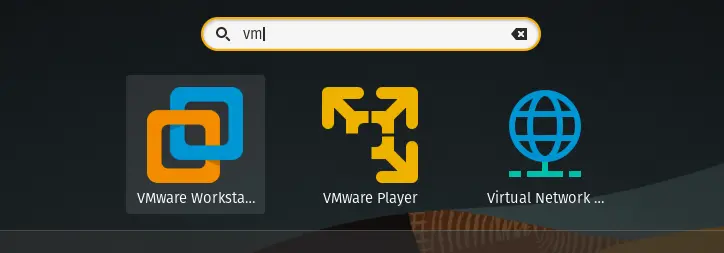 Search for VMware