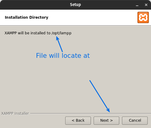 Install XAMPP On Ubuntu File locate at /opt/lamp