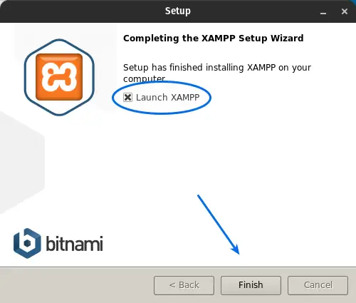 XAMPP Installation Complete
