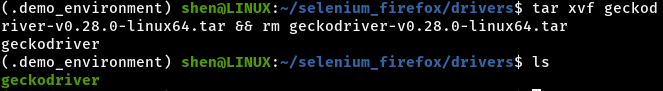 how to install mozilla geckodriver