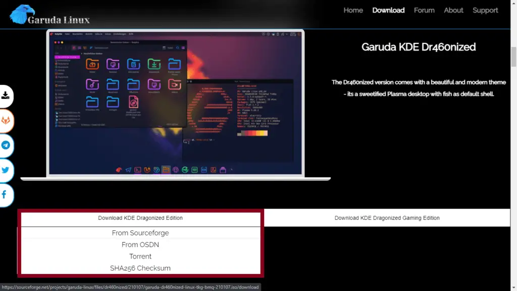 Download Garuda KDE