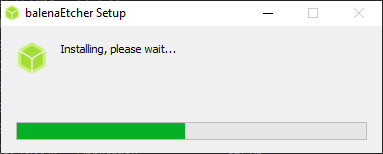 balenaEtcher Installing