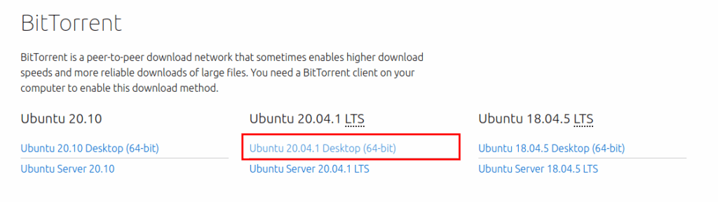 Download Ubuntu from torrent