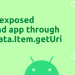 How to fix exposed beyond app through ClipData.Item.getUri