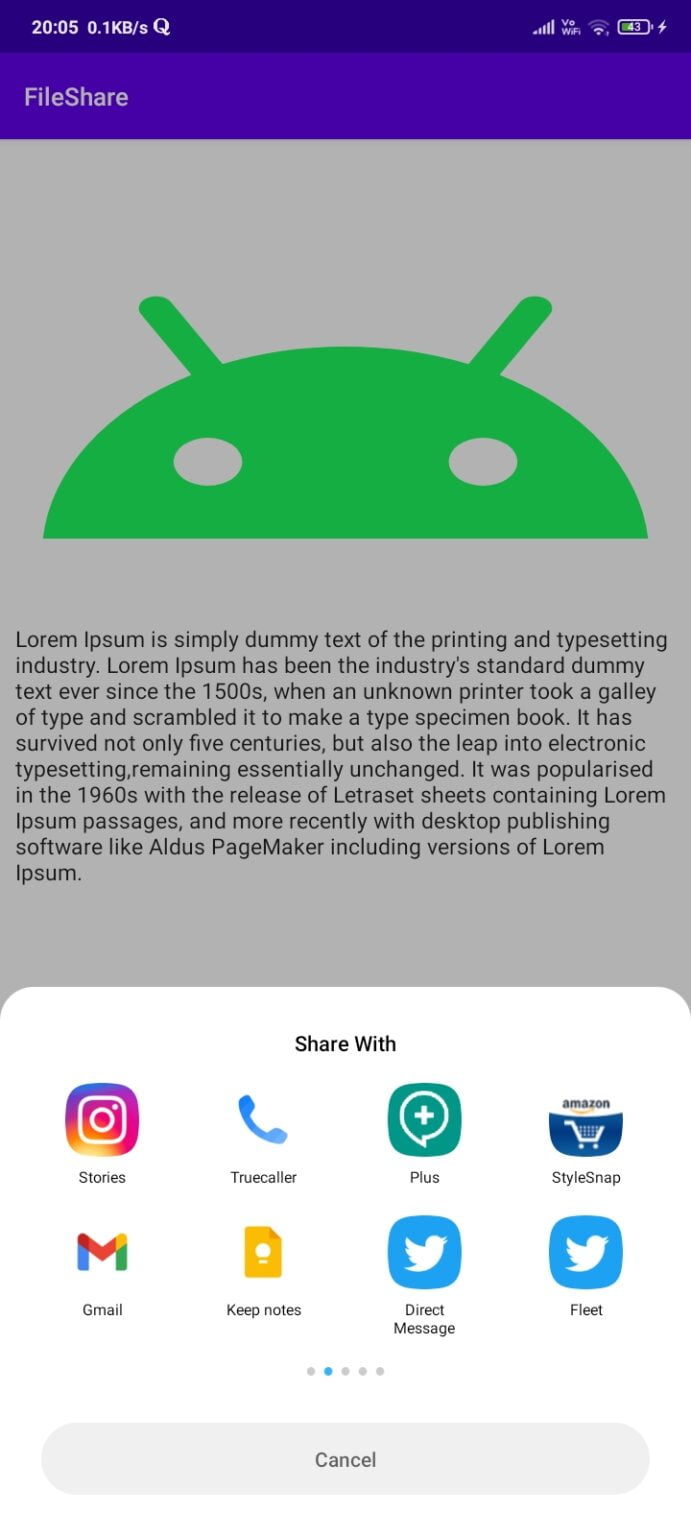 How to take and Share ScreenShot programmatically in Android Studio TREND OCEANS