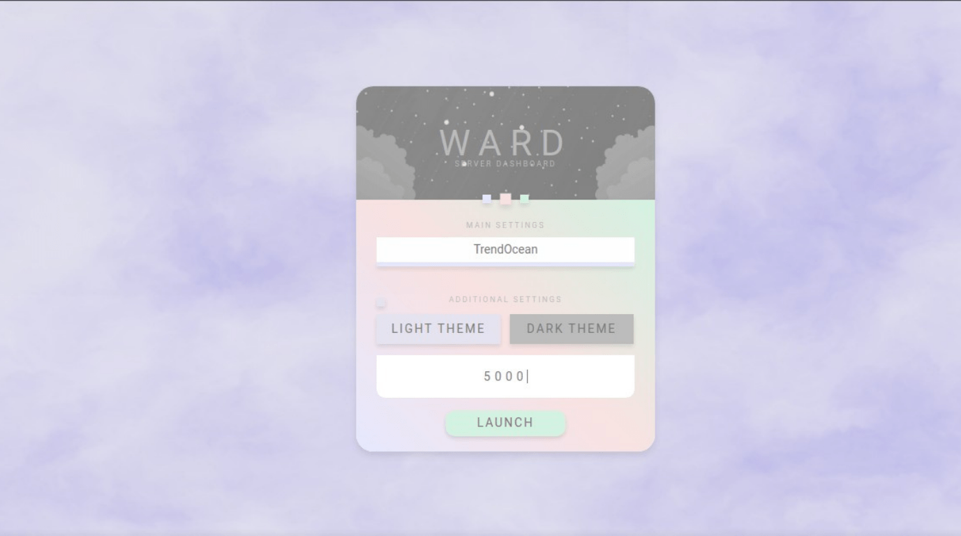 Ward system monitoring tool