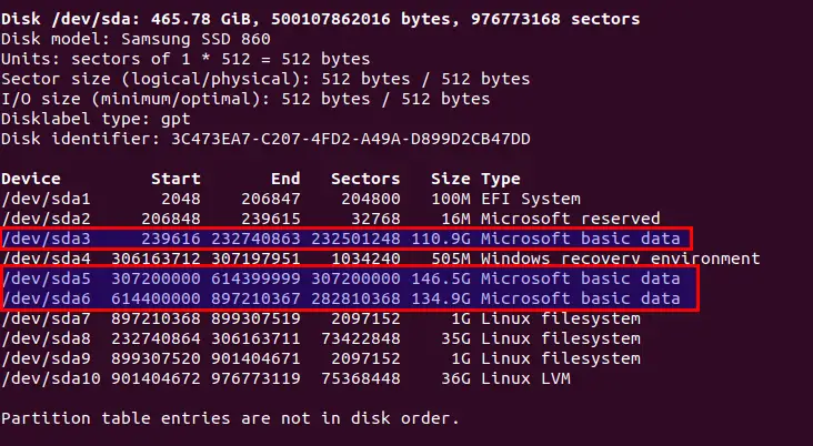 ntfs 3g fix command