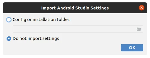 Import Android Studio Settings