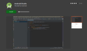 install android studio ubuntu snap