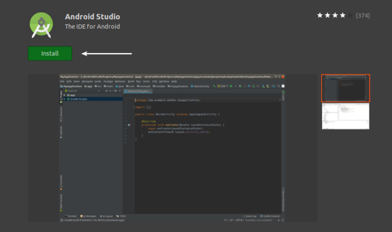 android studio linux ubuntu