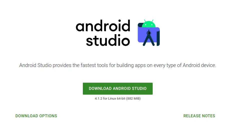 Click on Download Android Studio