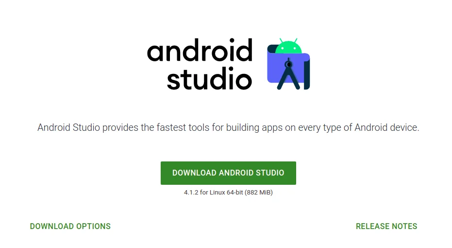 Click on Download Android Studio