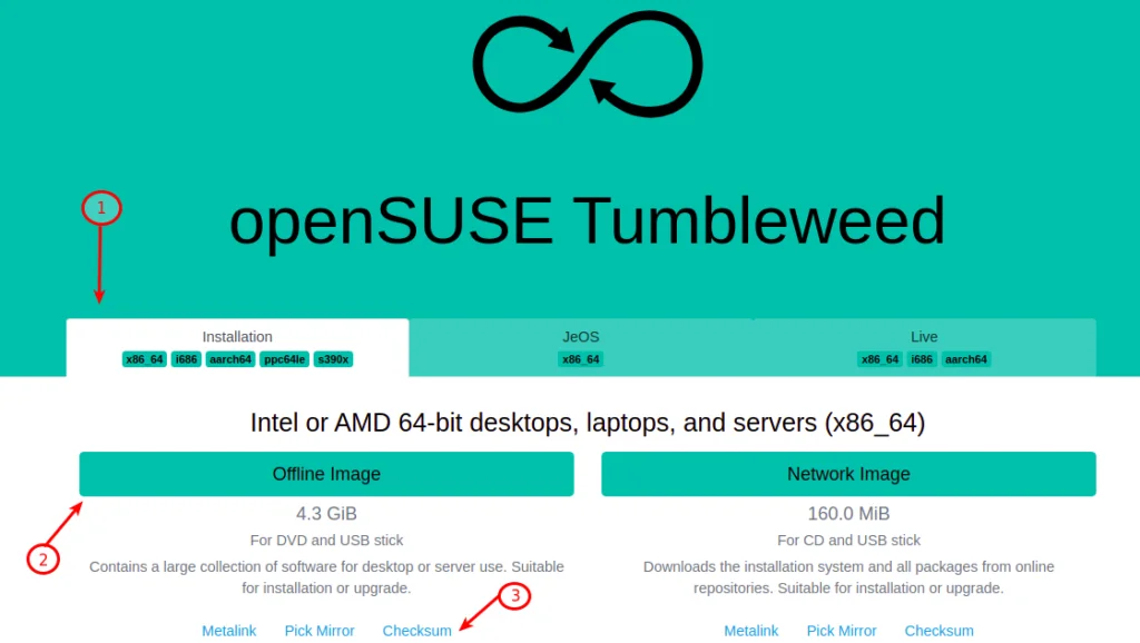 Download openSUSE Tumbleweed