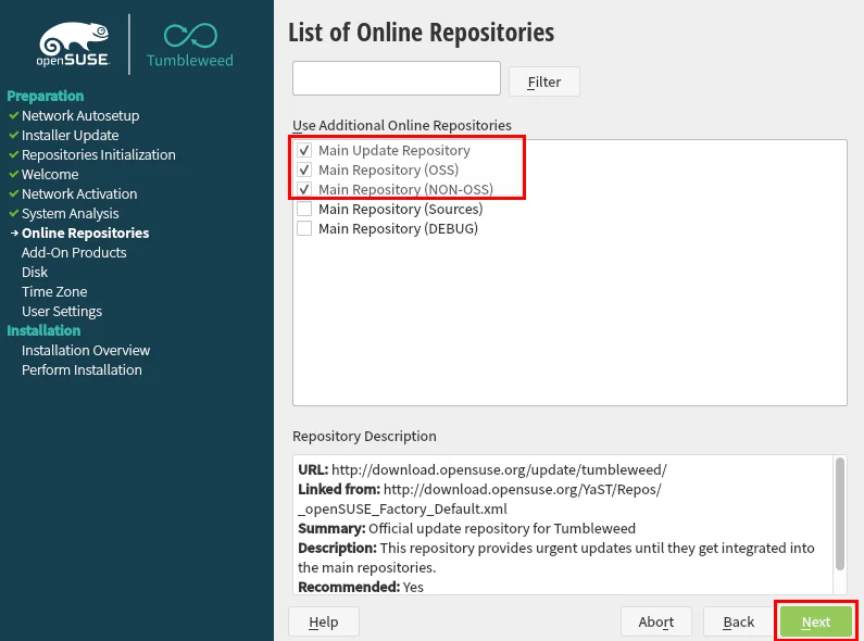 List of Online Repositories