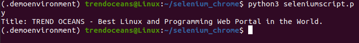 selenium on ubuntu