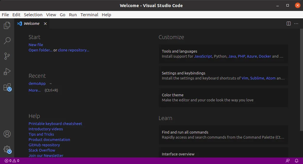 How to Install Visual Code on Linux using .DEB for Ubuntu & Debian ...