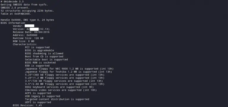 get full list of commands for terminal