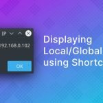 Displaying Local/Global IP using Shortcut Key for KDE.