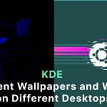 KDE: Different Wallpapers and Widget on Different Desktops