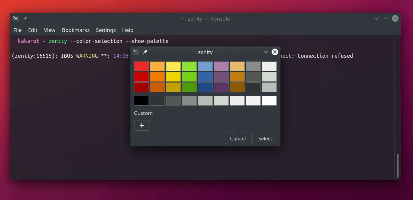 Zenity: Create Graphical (GTK+) Dialog Box in Command-line and Shell ...