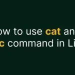 How to use cat and tac command in Linux