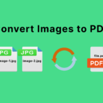 How to Convert Image to PDF