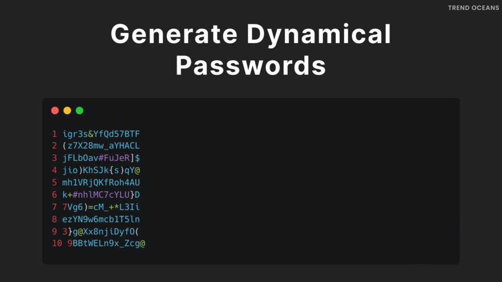 Read more about the article Generate Dynamical Passwords in a Linux terminal