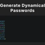 Generate Dynamical Passwords in a Linux terminal