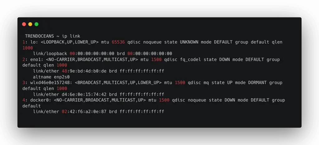 centos change network adapter mac address