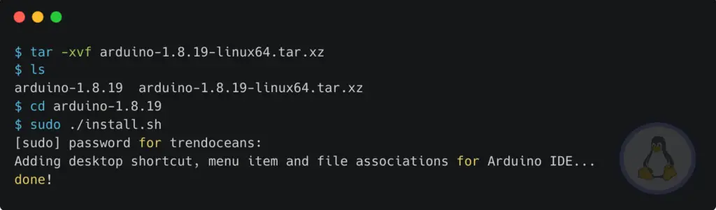 Installing Arduino on Linux