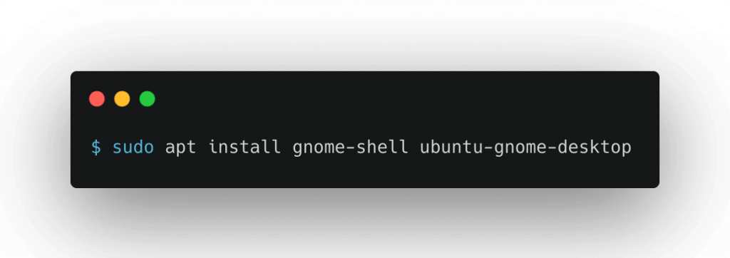 Installing Ubuntu Desktop Environment