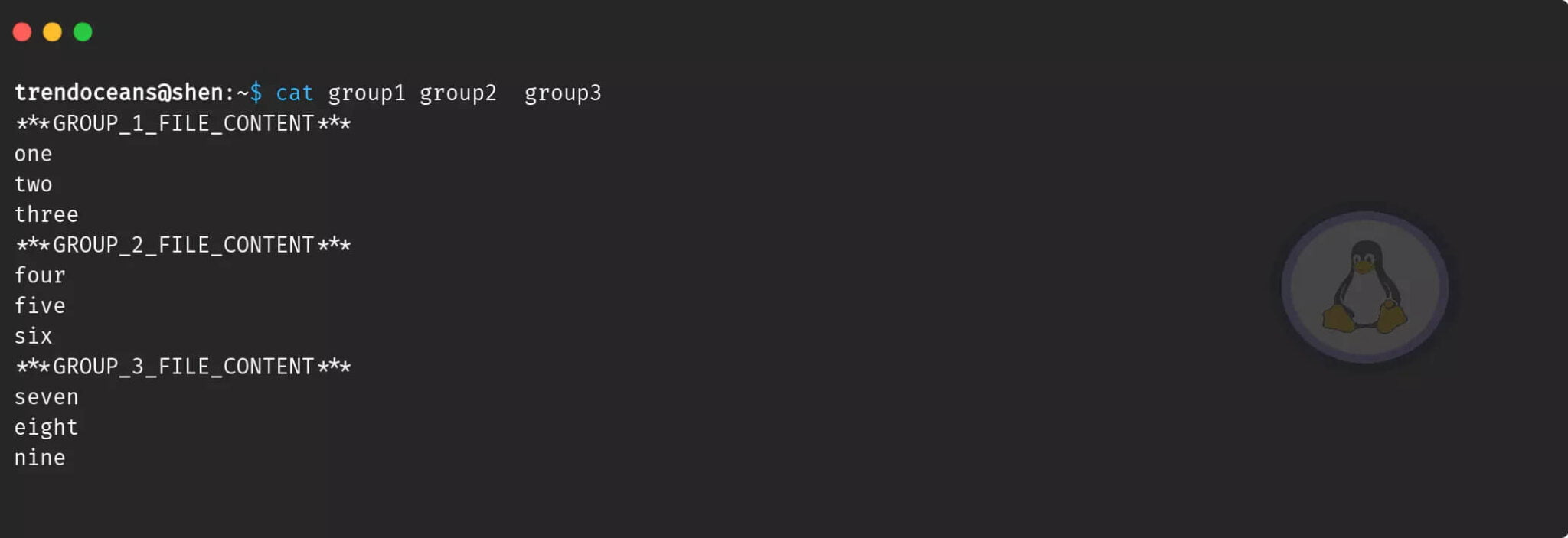 How to use cat and tac command in Linux - TREND OCEANS