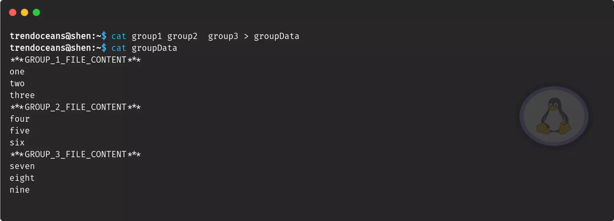 How to use cat and tac command in Linux - TREND OCEANS