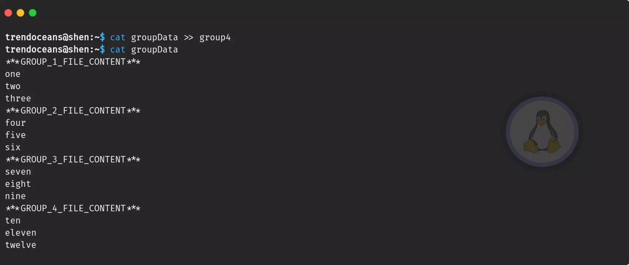 How to use cat and tac command in Linux - TREND OCEANS