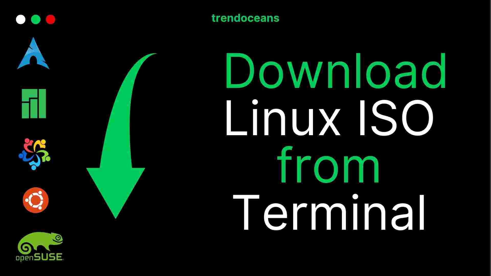 Download Linux ISO from Terminal
