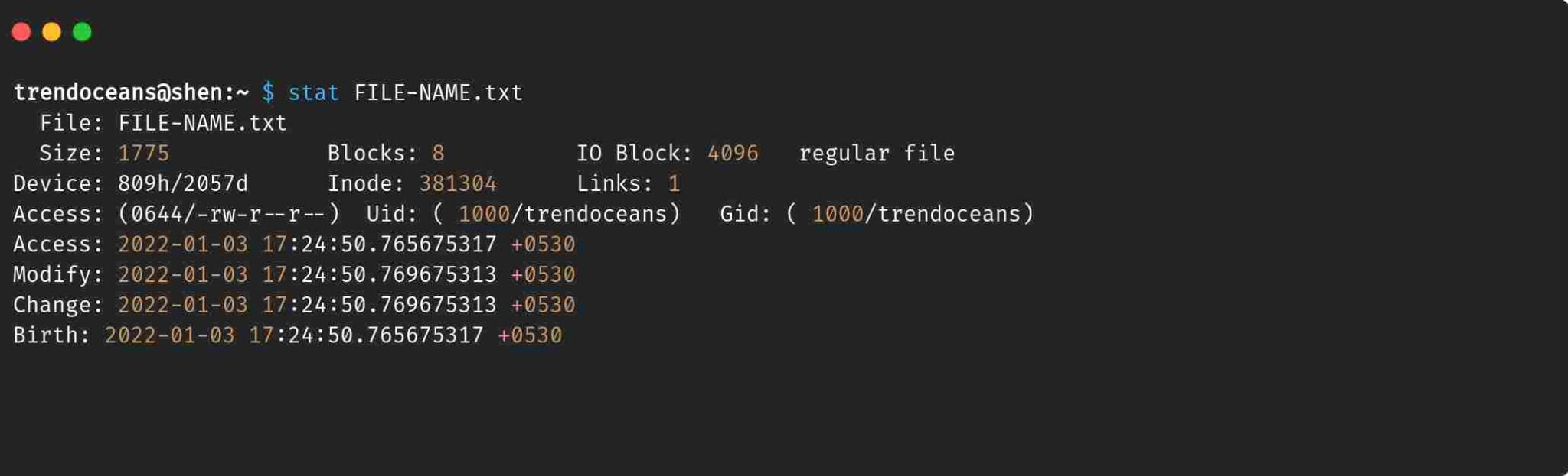 Complete guide on Inode number in Linux with an examples - TREND OCEANS
