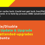 Enable/Disable Auto Update & Upgrade in Unattended Upgrades on Ubuntu