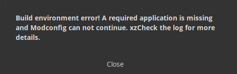 VMware Modconfig error message