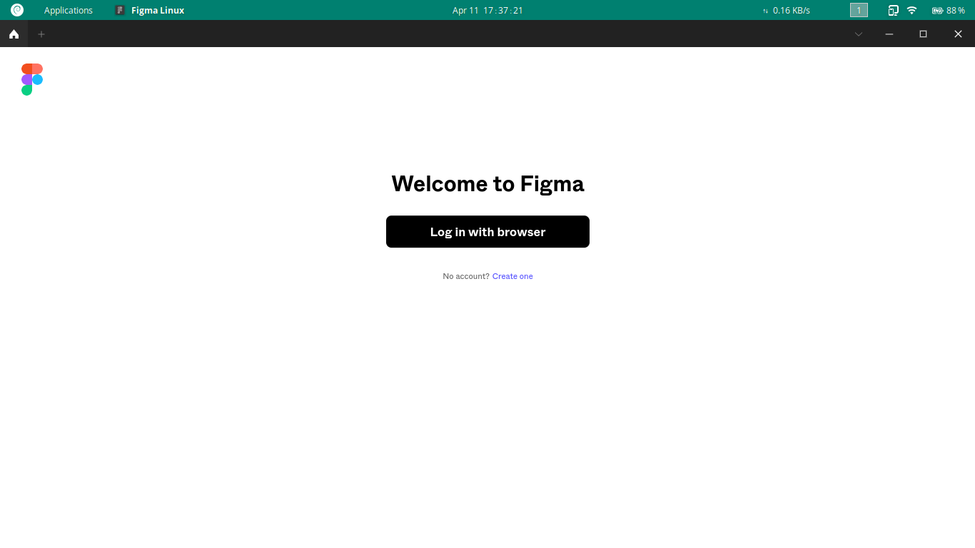 Login and Sign up option in Figma