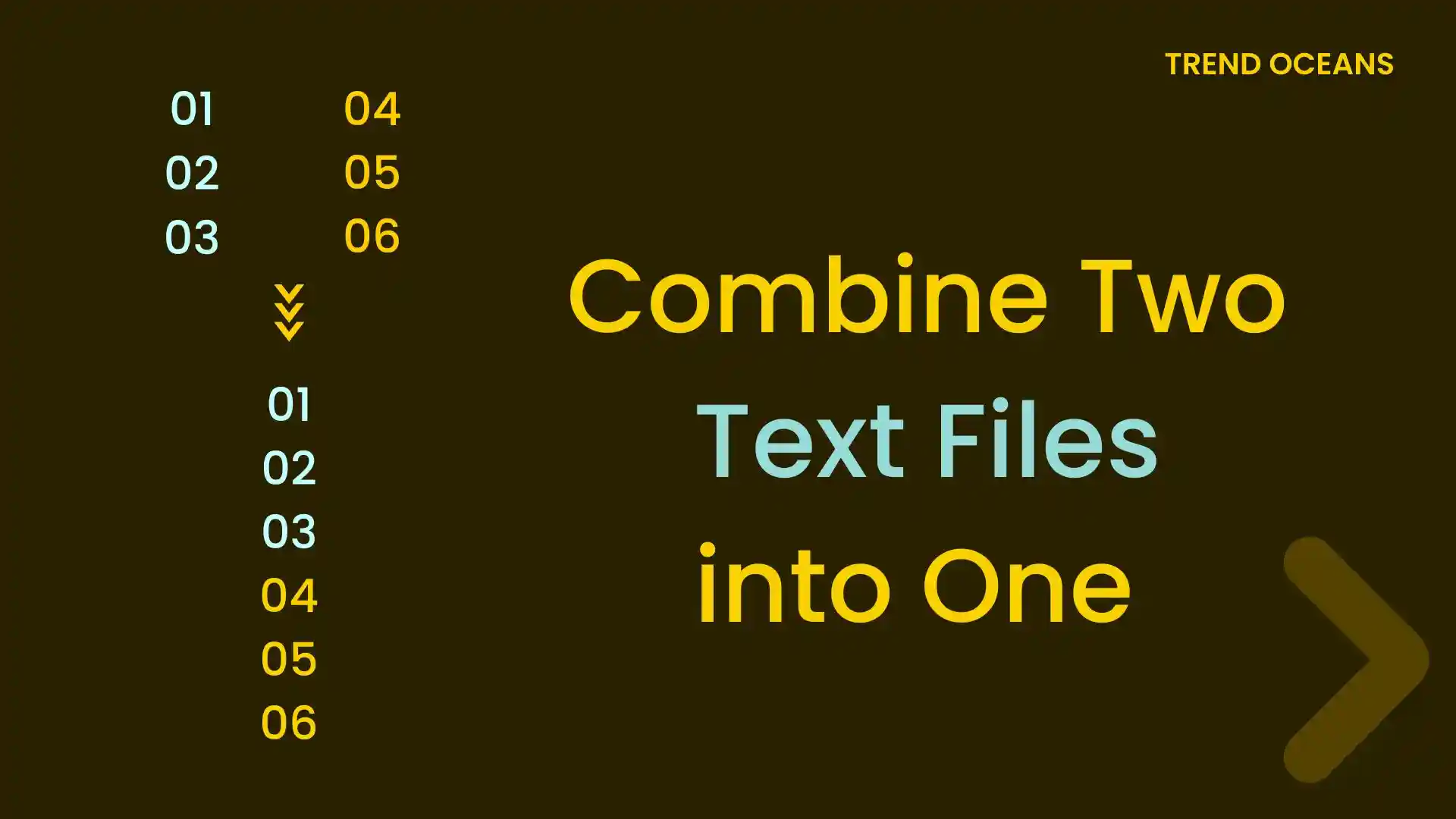 Combine Two Text Files into One