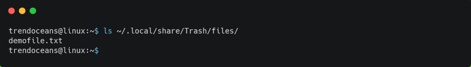 Where Do Files Go When the rm Command Is Executed? - TREND OCEANS