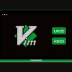 Undo and Redo Text in Vim Editor