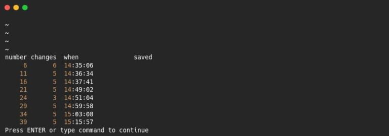 Undo and Redo Text in Vim Editor - TREND OCEANS