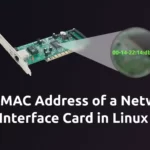 How to Get the MAC Address of a Network Interface Card