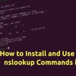 How to Install and Use dig and nslookup Commands in Linux